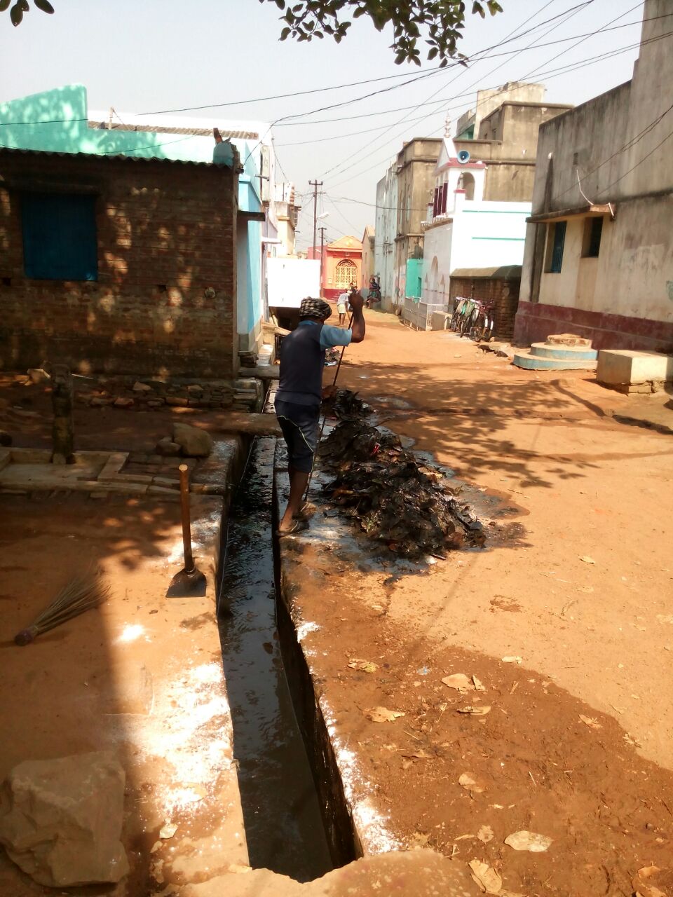 Cleaning of garbage at ward no. 6